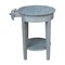 International Concepts Phillips Accent Table with Drawer, Heather Grey-Antique Washed OT105-2128 - alternate 4